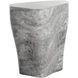 Dali 17.75 X 15.75 inch Marble Look / Grey Outdoor End Table, Small